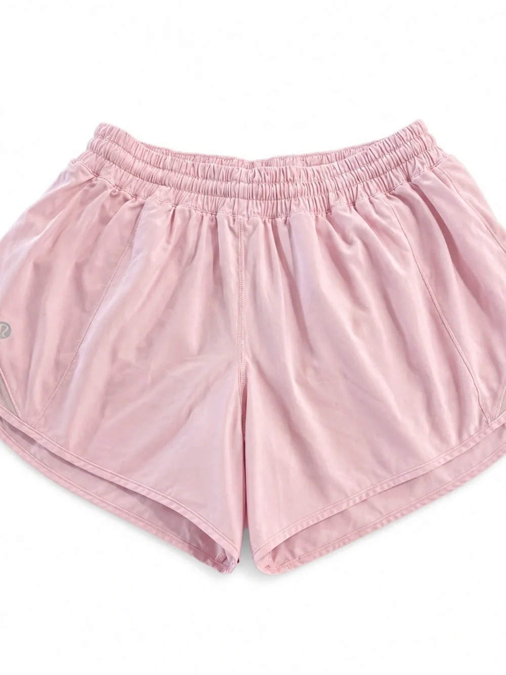 Lululemon Pink High-Rise Running Shorts Size 8 Tall - Picture 2 of 5